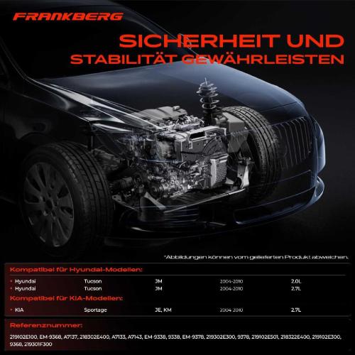 2x Motorlager Getriebelagerlager Vorne für Hyundai Tucson JM KIA Sportage JE KM 2.7L Bild 2x Motorlager Getriebelagerlager Vorne für Hyundai Tucson JM KIA Sportage JE KM 2.7L