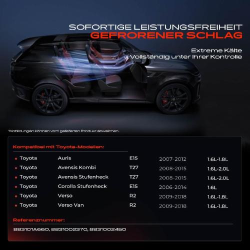 Frankberg 1x Klimakompressor für Toyota Auris E15 T27 Verso R2 1.6L-1.8L 2007-2018 Bild Frankberg 1x Klimakompressor für Toyota Auris E15 T27 Verso R2 1.6L-1.8L 2007-2018