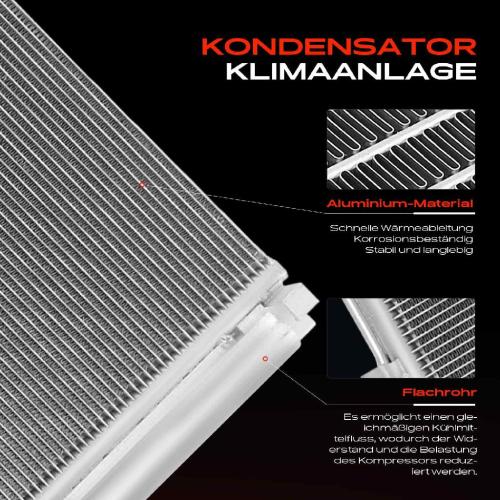 Frankberg 1x Kondensator Klimaanlage für Hyundai iX35 KIA Sportage Carens IV Van Bild Frankberg 1x Kondensator Klimaanlage für Hyundai iX35 KIA Sportage Carens IV Van