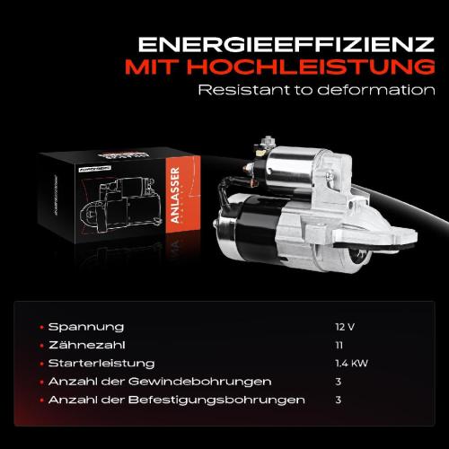 1x Anlasser Starter für Mazda 3 6 Hatchback Station Wagon Stufenheck CX-7 MPV II 2.3L 2002-2014 Bild 1x Anlasser Starter für Mazda 3 6 Hatchback Station Wagon Stufenheck CX-7 MPV II 2.3L 2002-2014