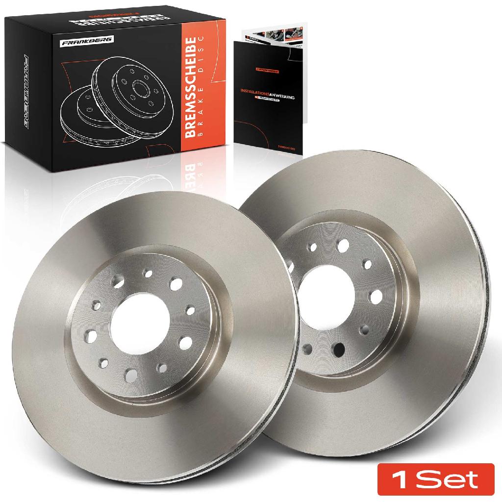 Frankberg 2x Bremsscheiben Vorderachse für Fiat Tipo Kombi Schrägheck Stufenheck 356 357 2015-2020