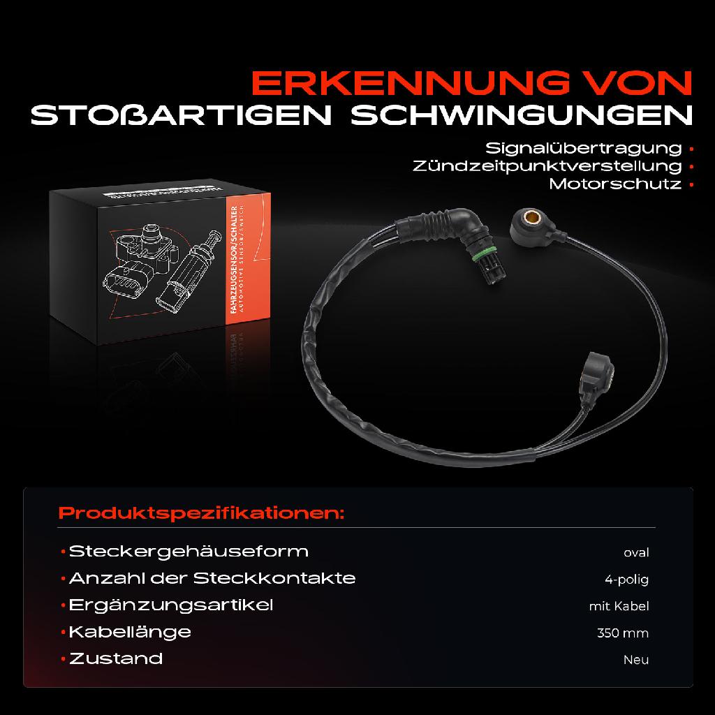 1x Klopfsensor Klopfgeber für BMW X5 E53 5er E39 E60 E61 E63 E38 Alpina B7