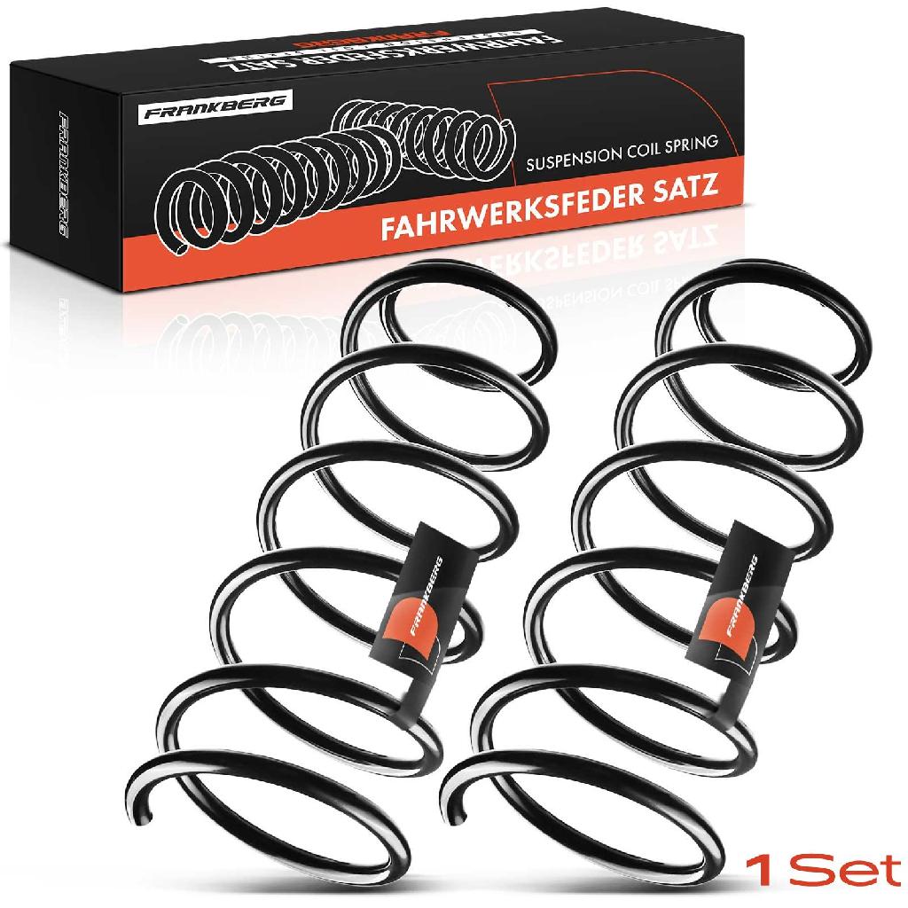 Frankberg 2x Fahrwerksfeder Vorderachse f r VW Golf 17 155 Jetta 16 Polo 86CF Scirocco 53 53B 1974-1994