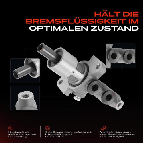 1x Hauptbremszylinder Bremszylinder für Mercedes-Benz W201 W202 C 180 200 220 250 Bild 1x Hauptbremszylinder Bremszylinder für Mercedes-Benz W201 W202 C 180 200 220 250