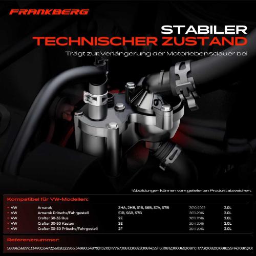 Frankberg 1x Thermostat K hlmittel f r VW Amarok 2HA 2HB S1B S6B S7A Crafter 30-35 2E 2F Bild Frankberg 1x Thermostat K hlmittel f r VW Amarok 2HA 2HB S1B S6B S7A Crafter 30-35 2E 2F