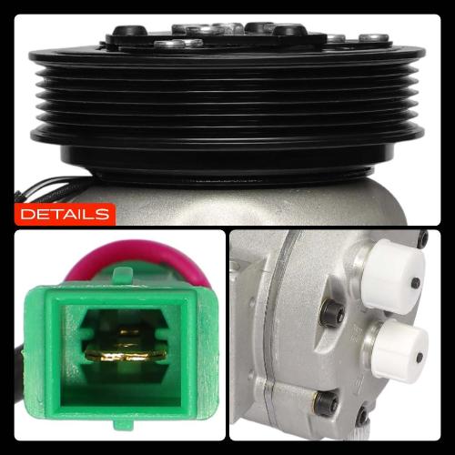 Frankberg 1x Klimakompressor für Audi A6 4A2 A8 4D2 4D8 80 8C2 100 4A2 2.2L-2.8L 1990-2000 Bild Frankberg 1x Klimakompressor für Audi A6 4A2 A8 4D2 4D8 80 8C2 100 4A2 2.2L-2.8L 1990-2000