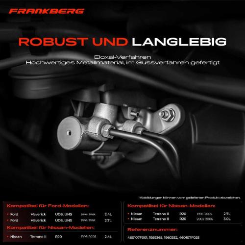 1x Hauptbremszylinder Bremszylinder für Ford Maverick UDS UNS Nissan Terrano II R20 Bild 1x Hauptbremszylinder Bremszylinder für Ford Maverick UDS UNS Nissan Terrano II R20