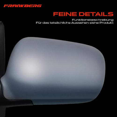 Frankberg 1x Außenspiegel Links für VW Polo Classic Van Kasten Kombi Variant 6V2 6V5 Bild Frankberg 1x Außenspiegel Links für VW Polo Classic Van Kasten Kombi Variant 6V2 6V5