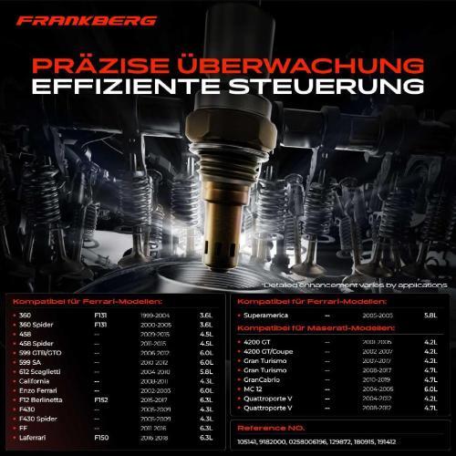 1x Lambdasonde Regelsonde Vor Katalysator für Ferrari 458 458 360 599 612 F430 F12 Maserati Bild 1x Lambdasonde Regelsonde Vor Katalysator für Ferrari 458 458 360 599 612 F430 F12 Maserati