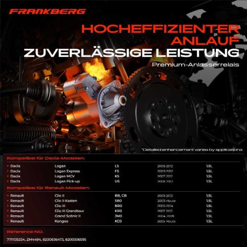 1x Magnetschalter Starter für Renault Clio 2 3 Laguna 1 3 Twingo Megane Dacia Logan Bild 1x Magnetschalter Starter für Renault Clio 2 3 Laguna 1 3 Twingo Megane Dacia Logan