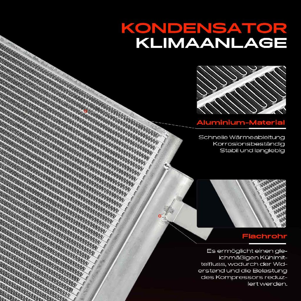 1x Kondensator Klimaanlage für Opel Astra K Sports Tourer B16 Bj ab 2015