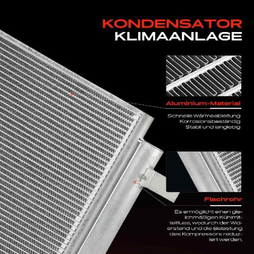 Frankberg 1x Kondensator Klimaanlage für Opel Astra K Sports Tourer B16 Bj ab 2015 Bild Frankberg 1x Kondensator Klimaanlage für Opel Astra K Sports Tourer B16 Bj ab 2015