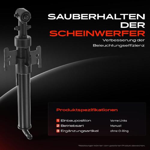 1x Scheinwerferreinigung Waschwasserdüse Vorne Links für Land Rover Range Rover Sport LW Bild 1x Scheinwerferreinigung Waschwasserdüse Vorne Links für Land Rover Range Rover Sport LW
