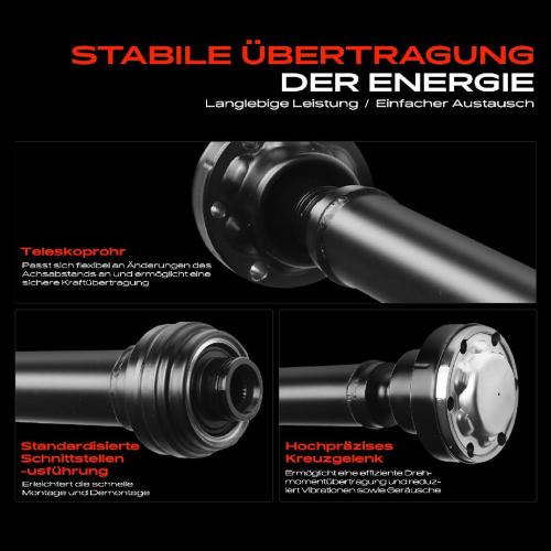 1x Kardanwelle Gelenkwelle Vorderachse für Audi Q7 4LB 3.0L 2007-2015 Bild 1x Kardanwelle Gelenkwelle Vorderachse für Audi Q7 4LB 3.0L 2007-2015