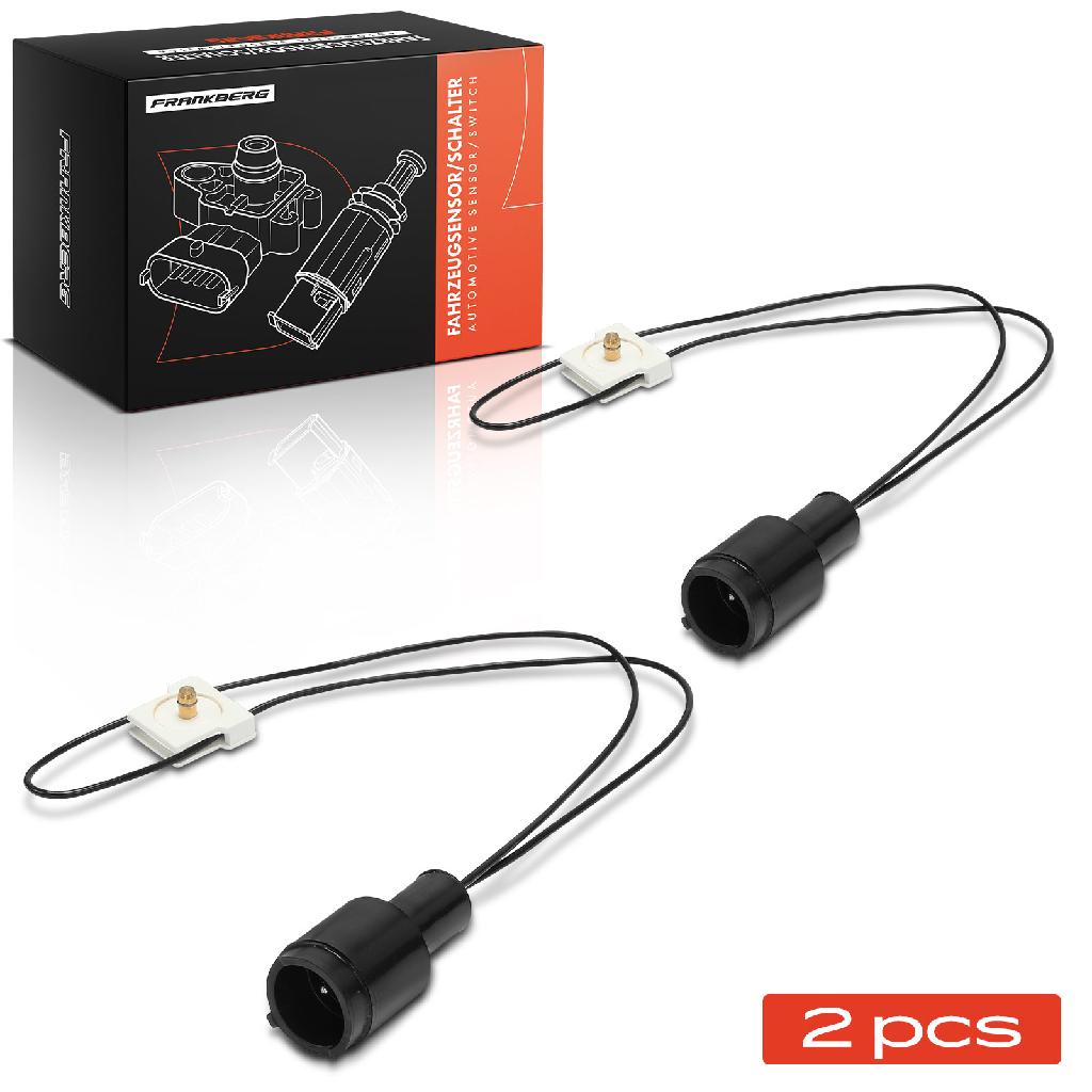 2x Warnkontakt Bremsbelagverschleiß Vorderachse für BMW 3er E30 Touring Cabrio 316-325