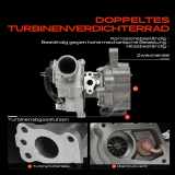 1x Abgasturbolader für Citroën Jumper Bus Kasten Pritsche/Fahrgestell Fiat Ducato Peugeot Boxer