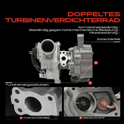 1x Abgasturbolader für Citroën Jumper Bus Kasten Pritsche/Fahrgestell Fiat Ducato Peugeot Boxer Bild 1x Abgasturbolader für Citroën Jumper Bus Kasten Pritsche/Fahrgestell Fiat Ducato Peugeot Boxer