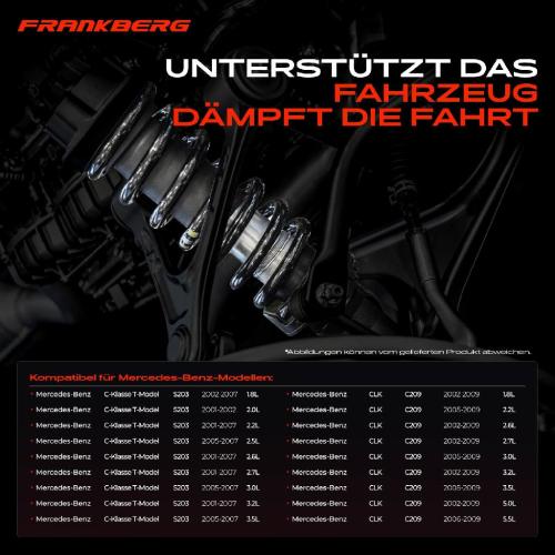 2x Fahrwerksfeder Hinterachse für Mercedes-Benz C-Klasse T-Model S203 CLK C209 Bild 2x Fahrwerksfeder Hinterachse für Mercedes-Benz C-Klasse T-Model S203 CLK C209