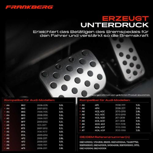 1x Unterdruckpumpe Bremsanlage Vakuumpumpe für VW Touareg Audi A4 A6 Porsche Panamera Bild 1x Unterdruckpumpe Bremsanlage Vakuumpumpe für VW Touareg Audi A4 A6 Porsche Panamera