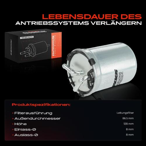 1x Kraftstofffilter für VW Polo Skoda Fabia Rapid Seat Ibiza Audi A1 Bild 1x Kraftstofffilter für VW Polo Skoda Fabia Rapid Seat Ibiza Audi A1