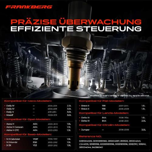 Frankberg 1x Lambdasonde Regelsonde Vor Katalysator für Opel Astra H Caravan GTC Kasten/Kombi A04 L70 Zafira B A05 Bild Frankberg 1x Lambdasonde Regelsonde Vor Katalysator für Opel Astra H Caravan GTC Kasten/Kombi A04 L70 Zafira B A05