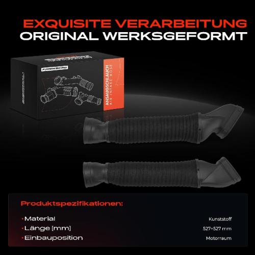 2x Ansaugschlauch, Luftfilter für Mercedes-Benz S-Klasse Coupe V221 C216 2005-2013 Bild 2x Ansaugschlauch, Luftfilter für Mercedes-Benz S-Klasse Coupe V221 C216 2005-2013