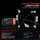 1x Fensterheber Vorne Links für Audi TT 8J3 8N3 8N9 98-06