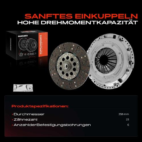 1x Kupplungssatz für Citroën Jumper Bus Kasten Pritsche/Fahrgestell Fiat Ducato Peugeot Boxer 3.0L 2.3L Bild 1x Kupplungssatz für Citroën Jumper Bus Kasten Pritsche/Fahrgestell Fiat Ducato Peugeot Boxer 3.0L 2.3L