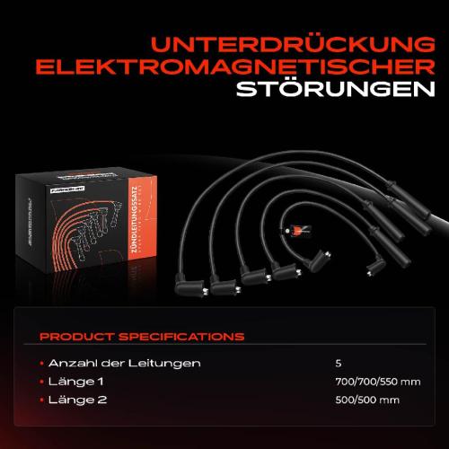 5x Zündleitungssatz Zündkabel für Subaru Justy II Suzuki Alto Swift II Toyota Bild 5x Zündleitungssatz Zündkabel für Subaru Justy II Suzuki Alto Swift II Toyota