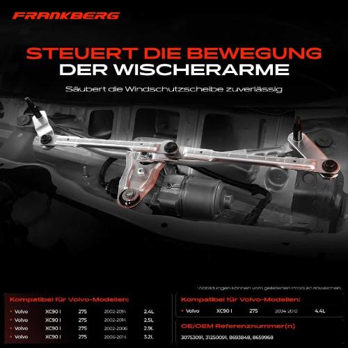 1x Wischergestänge Vorne für Volvo XC90 I 275 2012-2014 Bild 1x Wischergestänge Vorne für Volvo XC90 I 275 2012-2014
