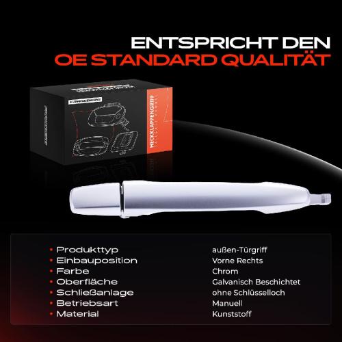1x Türgriff Vorne Rechts außen für MINI Mini R56 Mini Cabriolet R57 Mini Clubman R55 Mini Coupe R58 R59 Bild 1x Türgriff Vorne Rechts außen für MINI Mini R56 Mini Cabriolet R57 Mini Clubman R55 Mini Coupe R58 R59