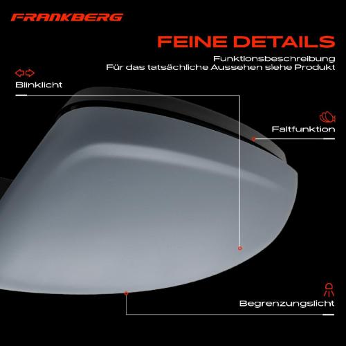 Frankberg 1x Außenspiegel Links für Peugeot 308 II L3 LB LH LP LW L4 LC LJ LR LX 2013-2021 Bild Frankberg 1x Außenspiegel Links für Peugeot 308 II L3 LB LH LP LW L4 LC LJ LR LX 2013-2021