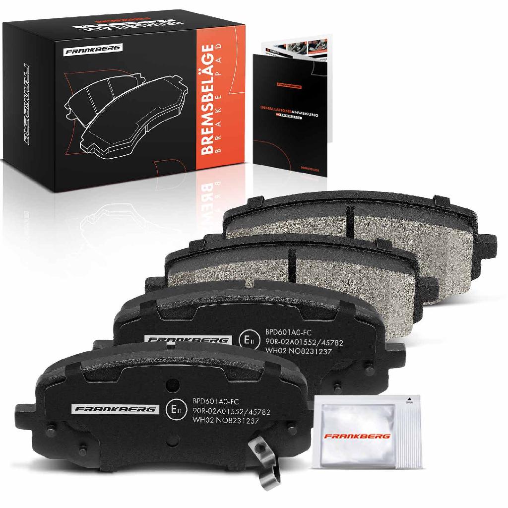 4x Bremsbeläge Vorderachse für Hyundai i10 i20 KIA Picanto 1.0L 1.1L 1.2L 2004-2014 2004-2014