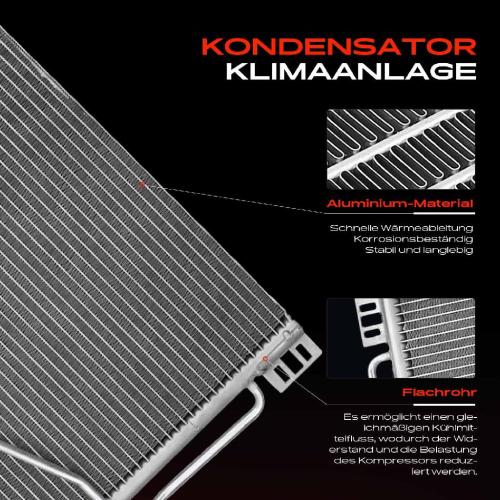 Frankberg 1x Kondensator Klimaanlage für Mercedes-Benz C-Klasse W203 C 240 SLK R171 CLK A209 Bild Frankberg 1x Kondensator Klimaanlage für Mercedes-Benz C-Klasse W203 C 240 SLK R171 CLK A209