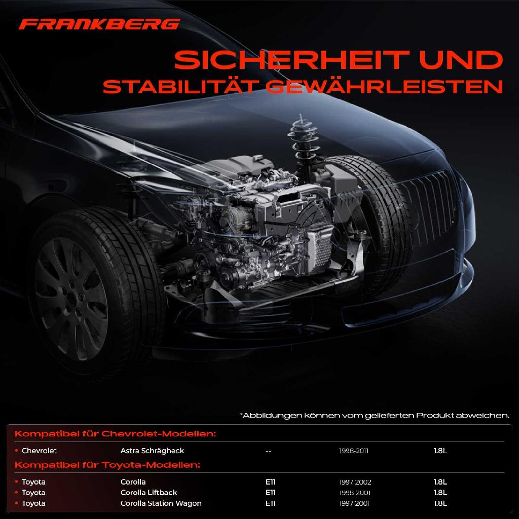 3x Motorlager Getriebelagerlager Vorne und Hinten für Chevrolet Astra Toyota Corolla 1998-2002