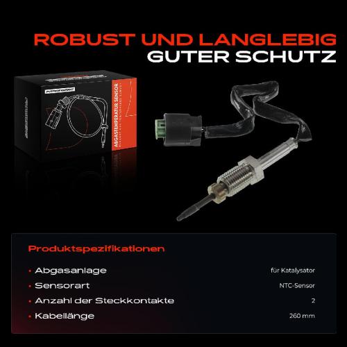 1x Abgastemperatursensor für BMW 1er E87 3er E90 E91 5er E60 E61 E66 E65 E67 X5 E53 Bild 1x Abgastemperatursensor für BMW 1er E87 3er E90 E91 5er E60 E61 E66 E65 E67 X5 E53