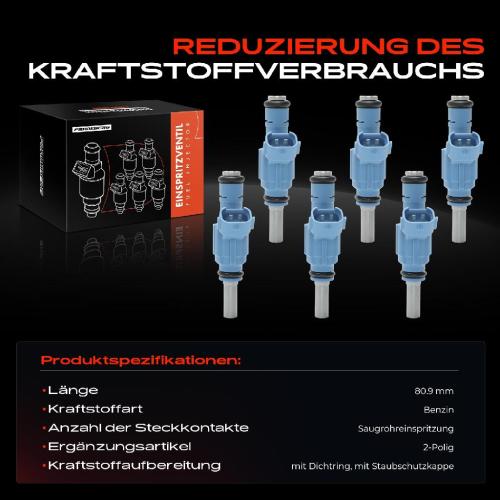 Frankberg 6x Einspritzventil Einspritzdüse für VW Golf 4 Audi A3 Roadster Bild Frankberg 6x Einspritzventil Einspritzdüse für VW Golf 4 Audi A3 Roadster
