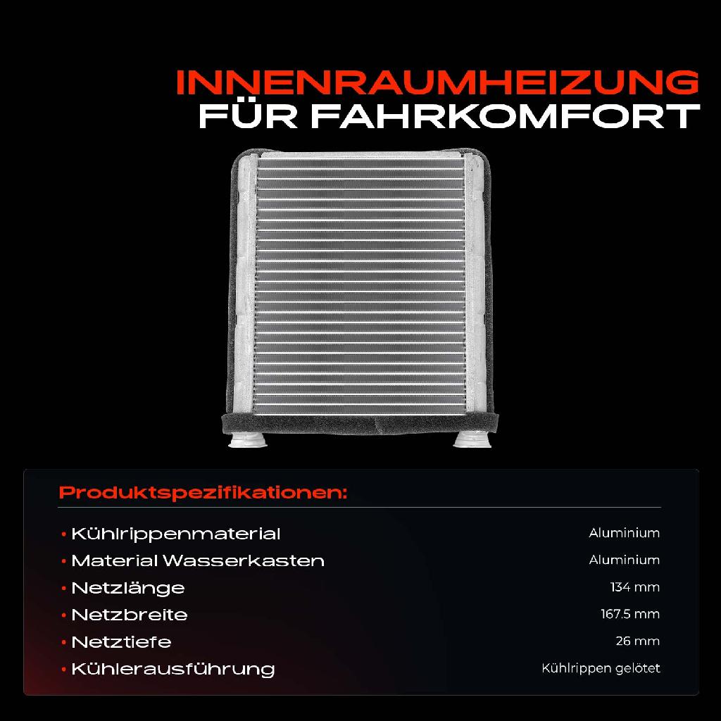 1x Wärmetauscher Innenraumheizung für Renault Captur II HF Clio V B7 90 1.0L