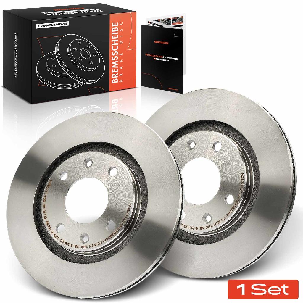 2x Bremsscheiben Vorderachse für Peugeot 206 CC Schrägheck 305 II 306 Cabriolet 1982-2015