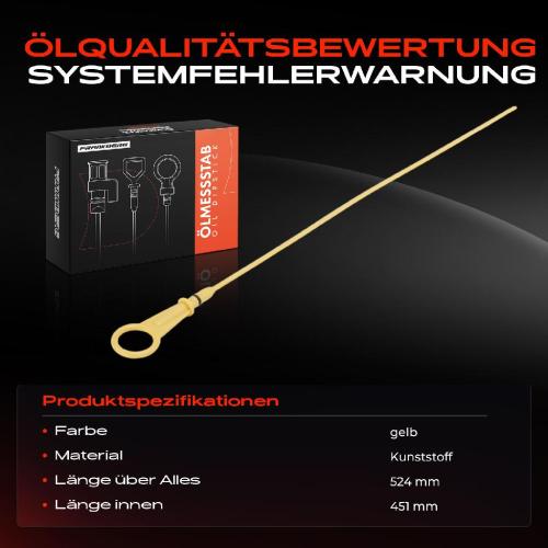 1x Ölmessstab Ölpeilstab Ölstab für Dacia Duster HS Renault Clio 2 Megane 2 Scénic Bild 1x Ölmessstab Ölpeilstab Ölstab für Dacia Duster HS Renault Clio 2 Megane 2 Scénic
