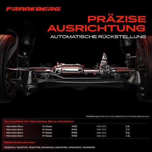 1x Lenkgetriebe Servolenkgetriebe für Mercedes-Benz M-Klasse W163 ML 230-430 1998-2000 Bild 1x Lenkgetriebe Servolenkgetriebe für Mercedes-Benz M-Klasse W163 ML 230-430 1998-2000