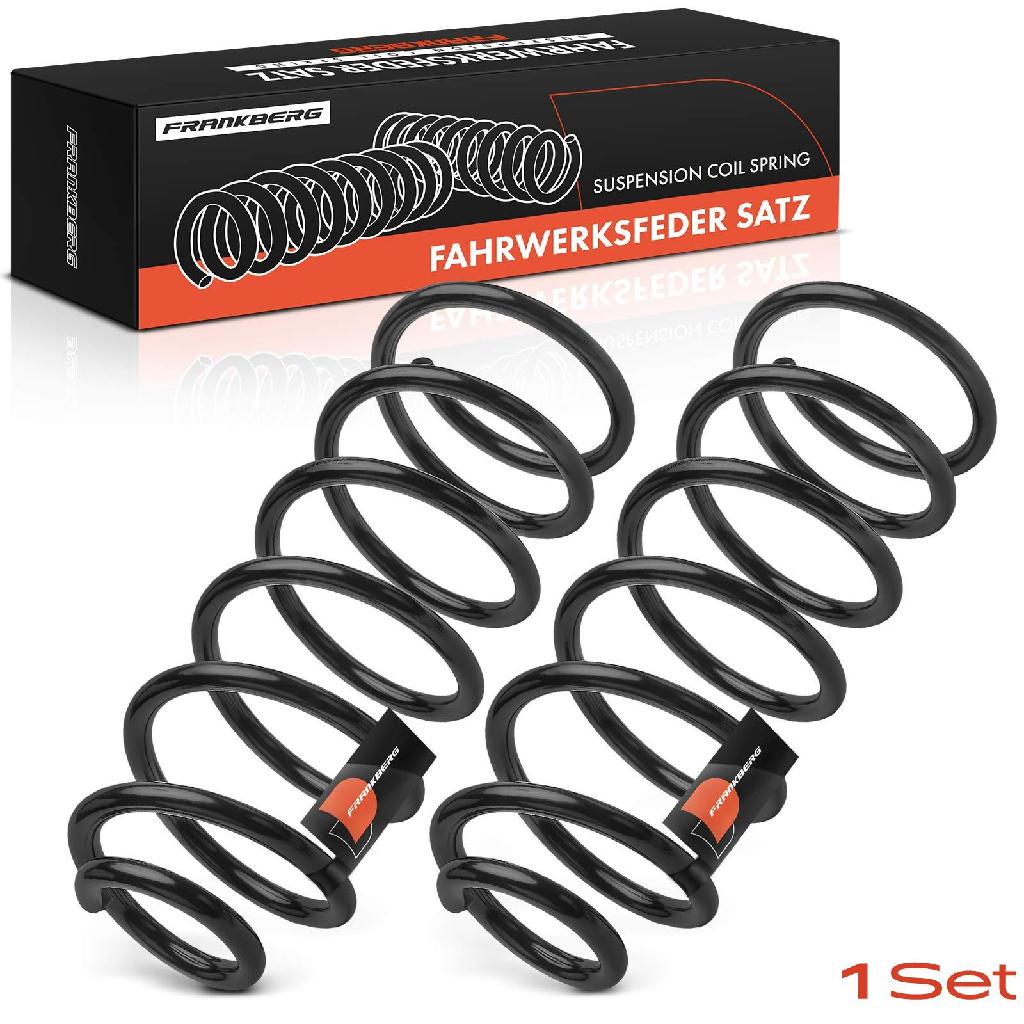 Frankberg 2x Fahrwerksfeder Hinterachse für Hyundai Getz TB 1.1L 1.3L 1.4L 1.6L 2002-2009