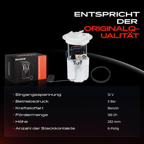 1x Kraftstoffpumpe für Volvo C30 533 V50 545 2.4L 2004-2012 Bild 1x Kraftstoffpumpe für Volvo C30 533 V50 545 2.4L 2004-2012