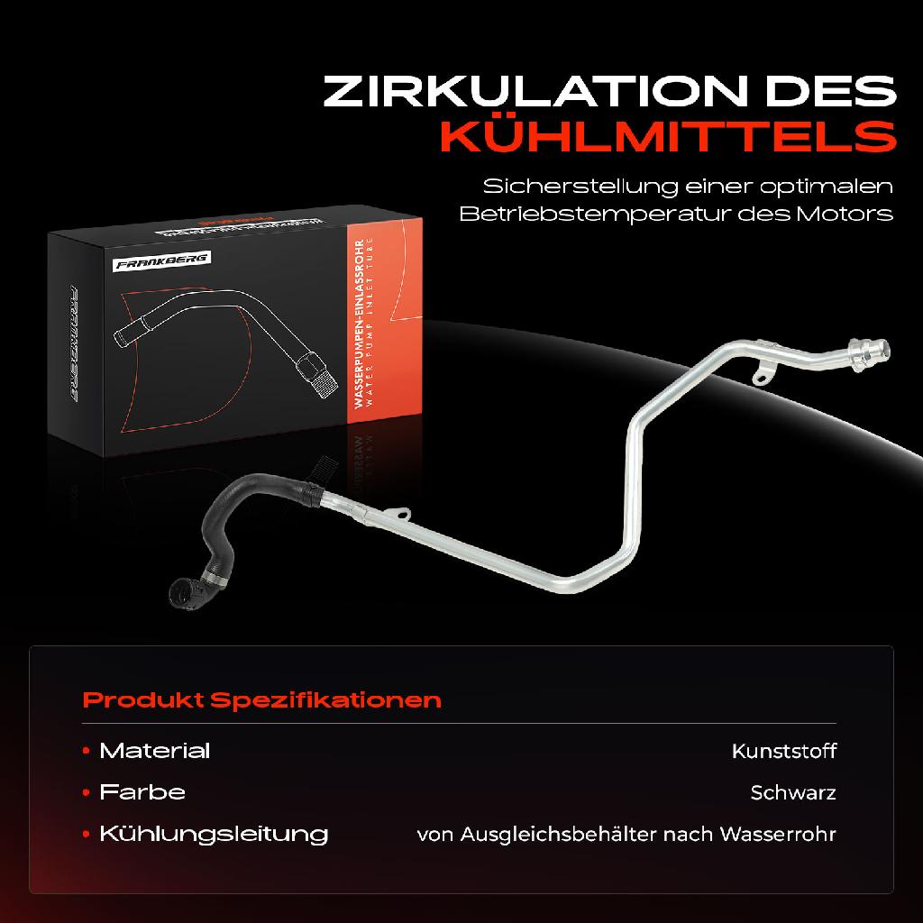 1x Kühlerschlauch Wasserschlauch für BMW X5 E70 3.0L 2006-2010