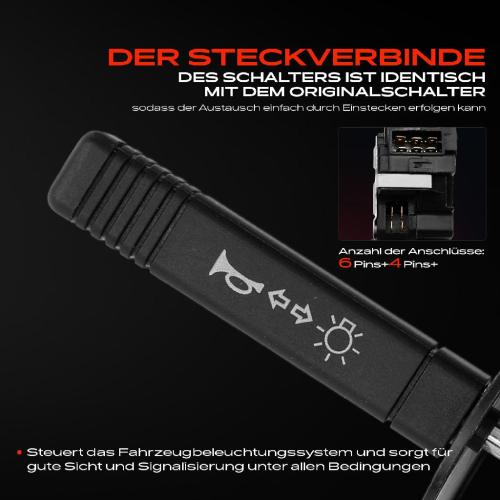 1x Kombischalter Lenkstockschalter für Renault Rapid F40 G40 Super 5 B/C40 Bild 1x Kombischalter Lenkstockschalter für Renault Rapid F40 G40 Super 5 B/C40