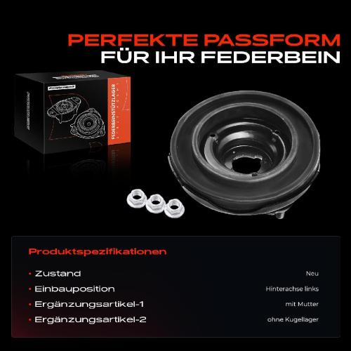 1x Domlager Federbeinstütz lager für Nissan X-Trail T30 2001-2013 Bild 1x Domlager Federbeinstütz lager für Nissan X-Trail T30 2001-2013