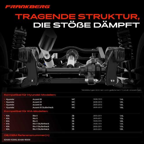 1x Achskörper Achsträger Motorträger Vorderachse für Hyundai Accent 3 MC KIA Rio 2 JB 1.4L-1.6L Bild 1x Achskörper Achsträger Motorträger Vorderachse für Hyundai Accent 3 MC KIA Rio 2 JB 1.4L-1.6L