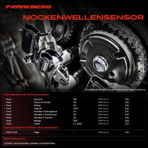 1x Nockenwellenposition Sensor für Ford Galaxy CK Mondeo V CE CD CF Transit 2.0L Bild 1x Nockenwellenposition Sensor für Ford Galaxy CK Mondeo V CE CD CF Transit 2.0L