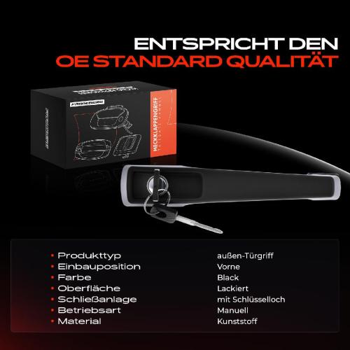 1x Türgriff Vorne außen für Mercedes-Benz T1 Bus 602 B601 T1 Kasten 601 611 B602 T1 Pritsche/Fahrgestell Bild 1x Türgriff Vorne außen für Mercedes-Benz T1 Bus 602 B601 T1 Kasten 601 611 B602 T1 Pritsche/Fahrgestell