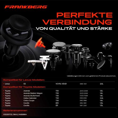 20x Befestigungsclips Verkleidung für Toyota Avensis Corolla Corolla Lexus ES Bild 20x Befestigungsclips Verkleidung für Toyota Avensis Corolla Corolla Lexus ES